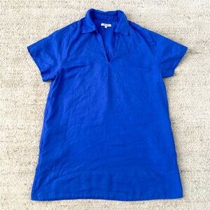 Madewell V-Neck Linen Dress